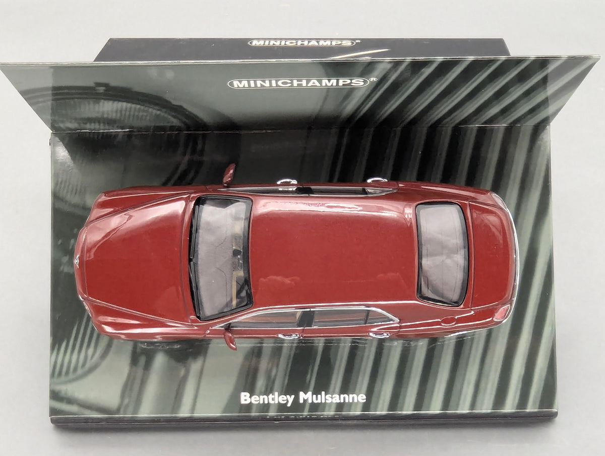 Modellautos 1:43 Minichamps Bentley Mulsanne 2010 Red Metallic mit OVP
