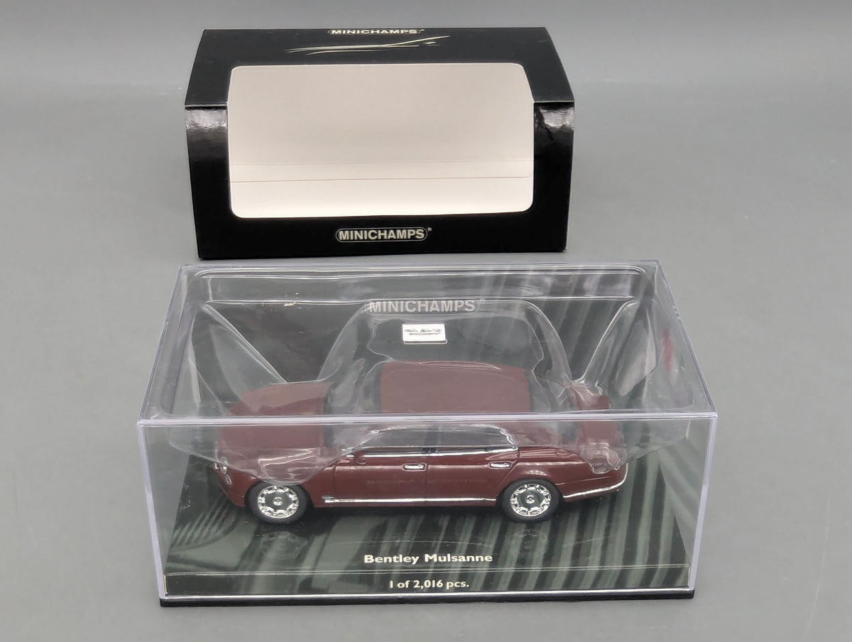 Modellautos 1:43 Minichamps Bentley Mulsanne 2010 Red Metallic mit OVP
