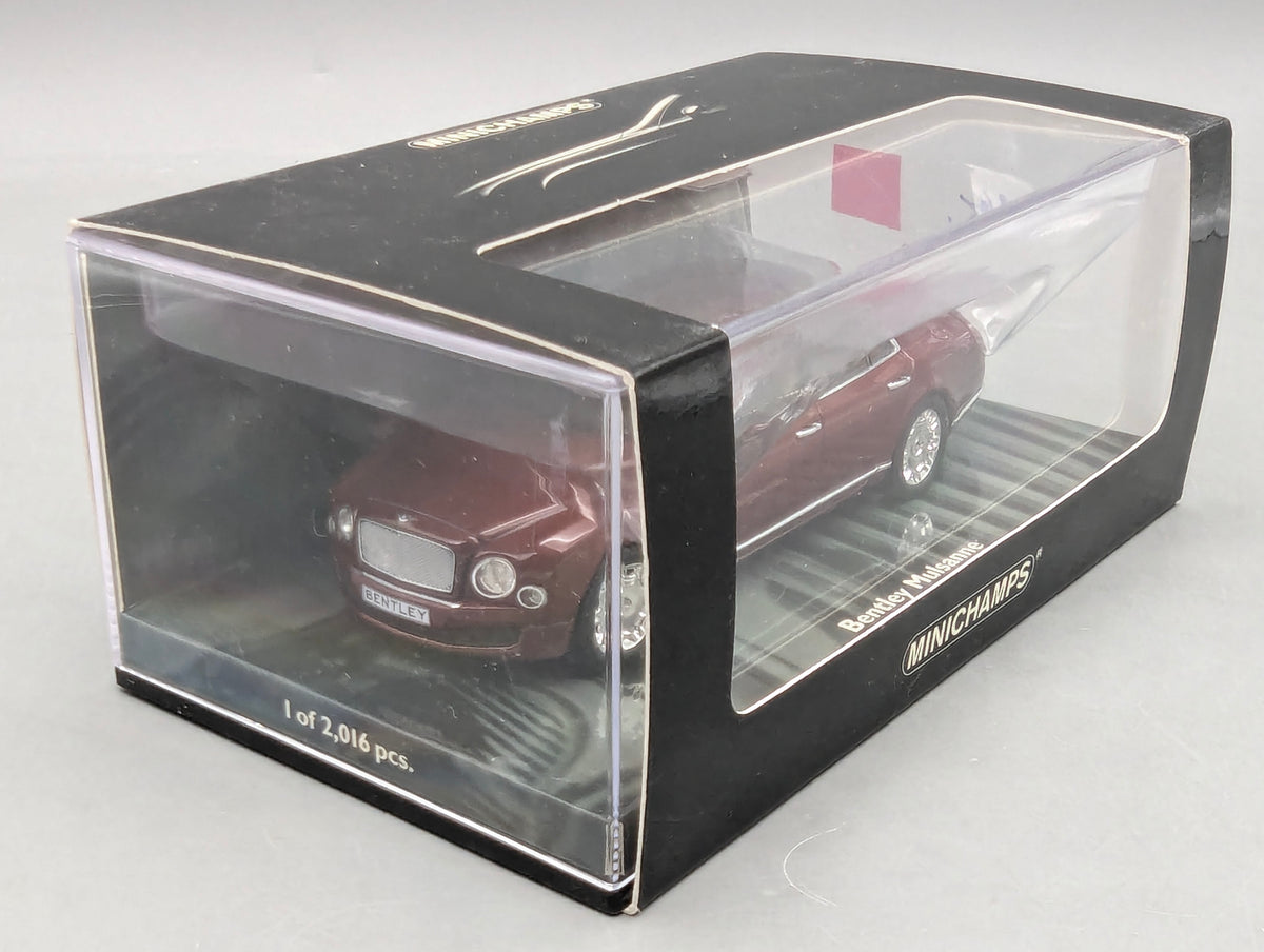 Modellautos 1:43 Minichamps Bentley Mulsanne 2010 Red Metallic mit OVP