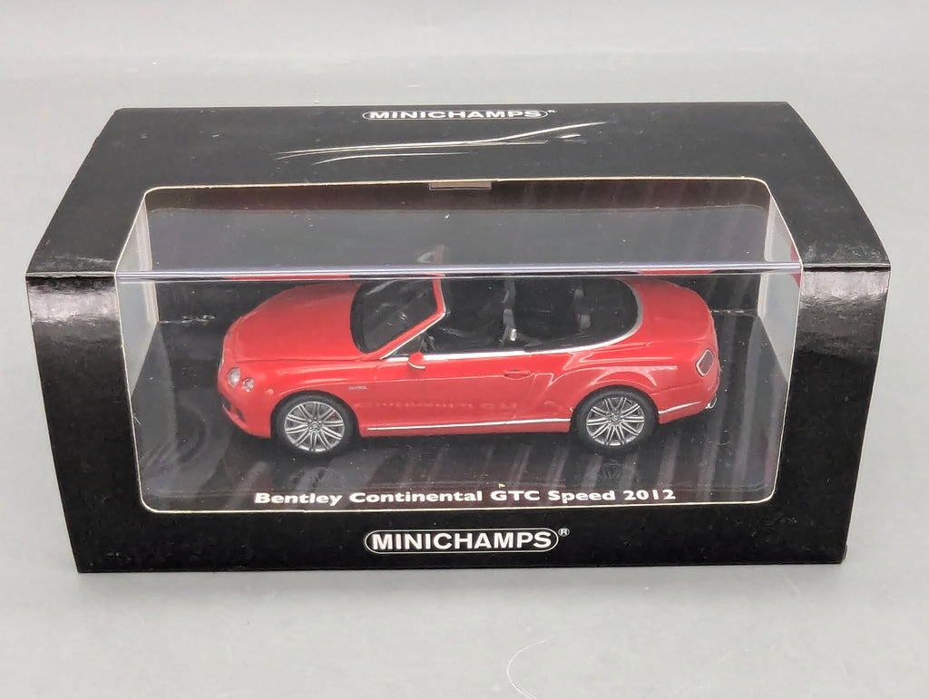 Modellautos 1:43 Minichamps Bentley Continental GTC Speed 2012 Red mit OVP