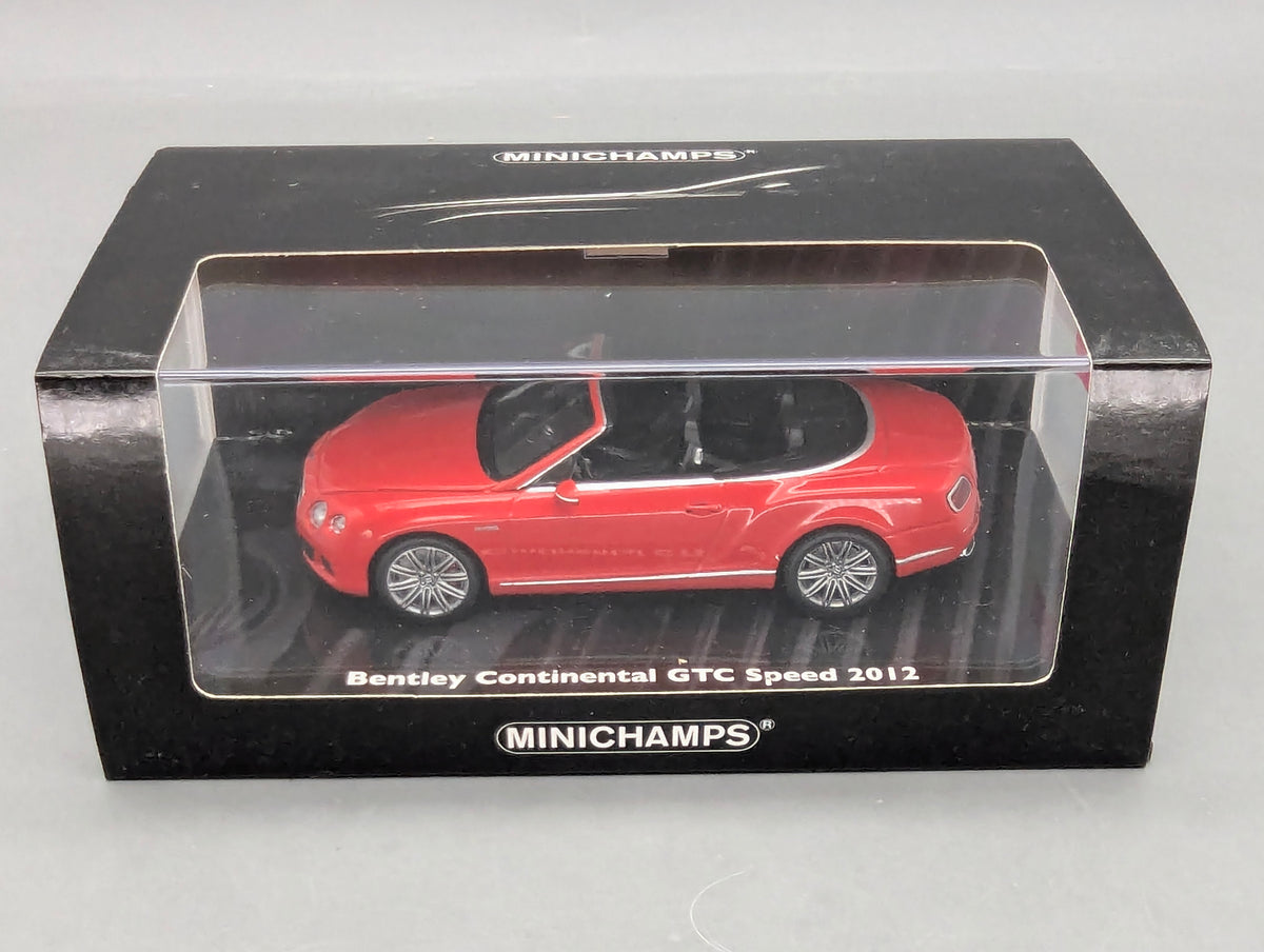 Modellautos 1:43 Minichamps Bentley Continental GTC Speed 2012 Red mit OVP