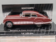 Modellautos 1:43 Minichamps Bentley R-Type Continental 1955 Red mit OVP