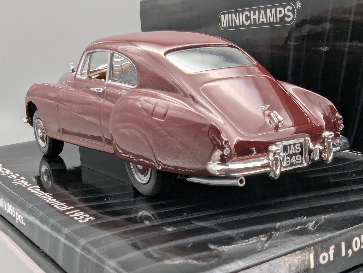Modellautos 1:43 Minichamps Bentley R-Type Continental 1955 Red mit OVP