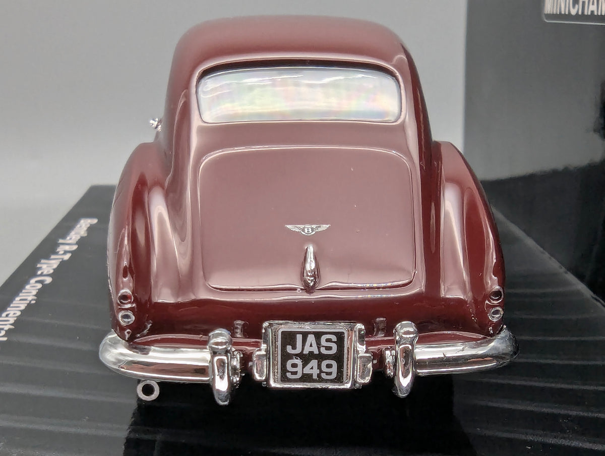 Modellautos 1:43 Minichamps Bentley R-Type Continental 1955 Red mit OVP