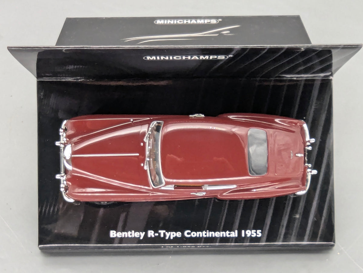 Modellautos 1:43 Minichamps Bentley R-Type Continental 1955 Red mit OVP