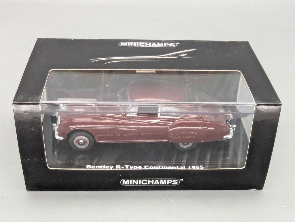 Modellautos 1:43 Minichamps Bentley R-Type Continental 1955 Red mit OVP
