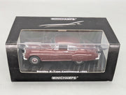 Modellautos 1:43 Minichamps Bentley R-Type Continental 1955 Red mit OVP