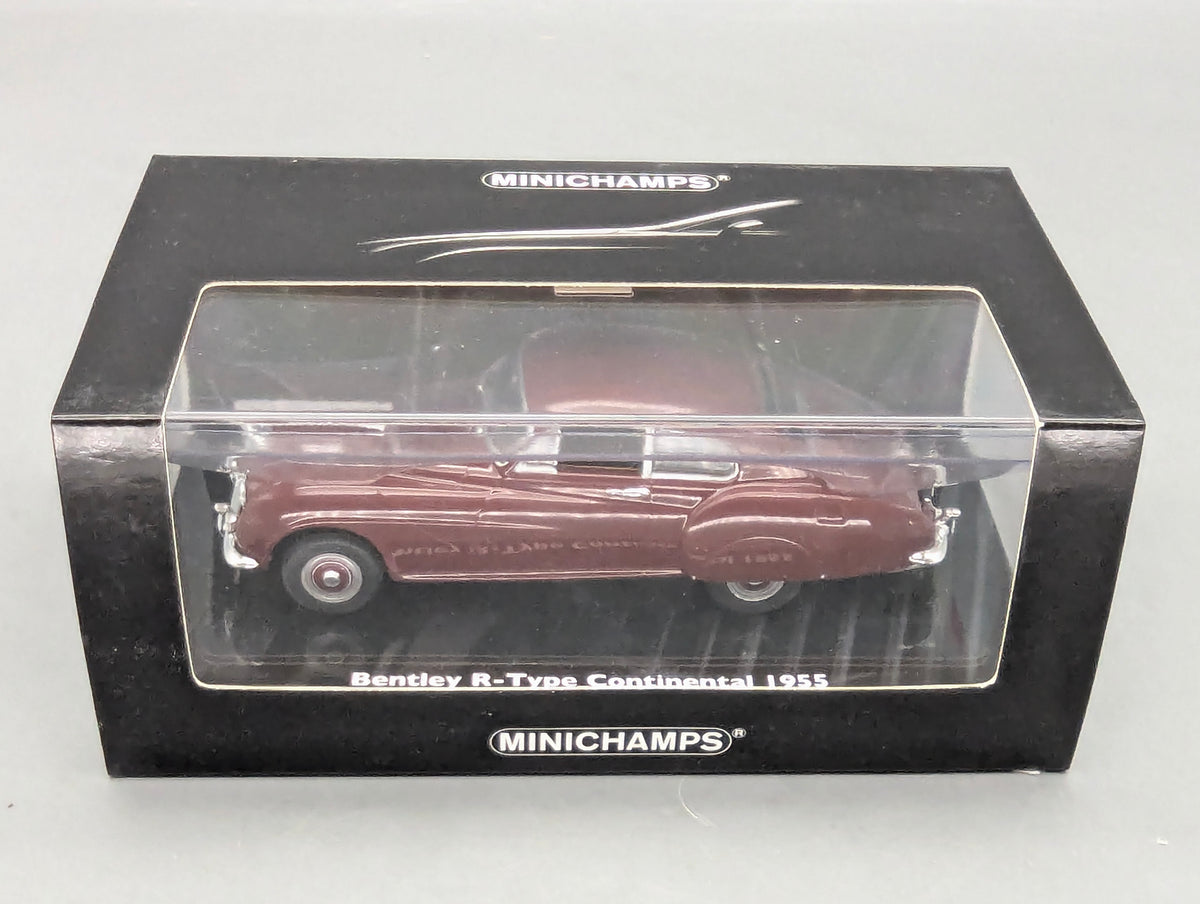 Modellautos 1:43 Minichamps Bentley R-Type Continental 1955 Red mit OVP