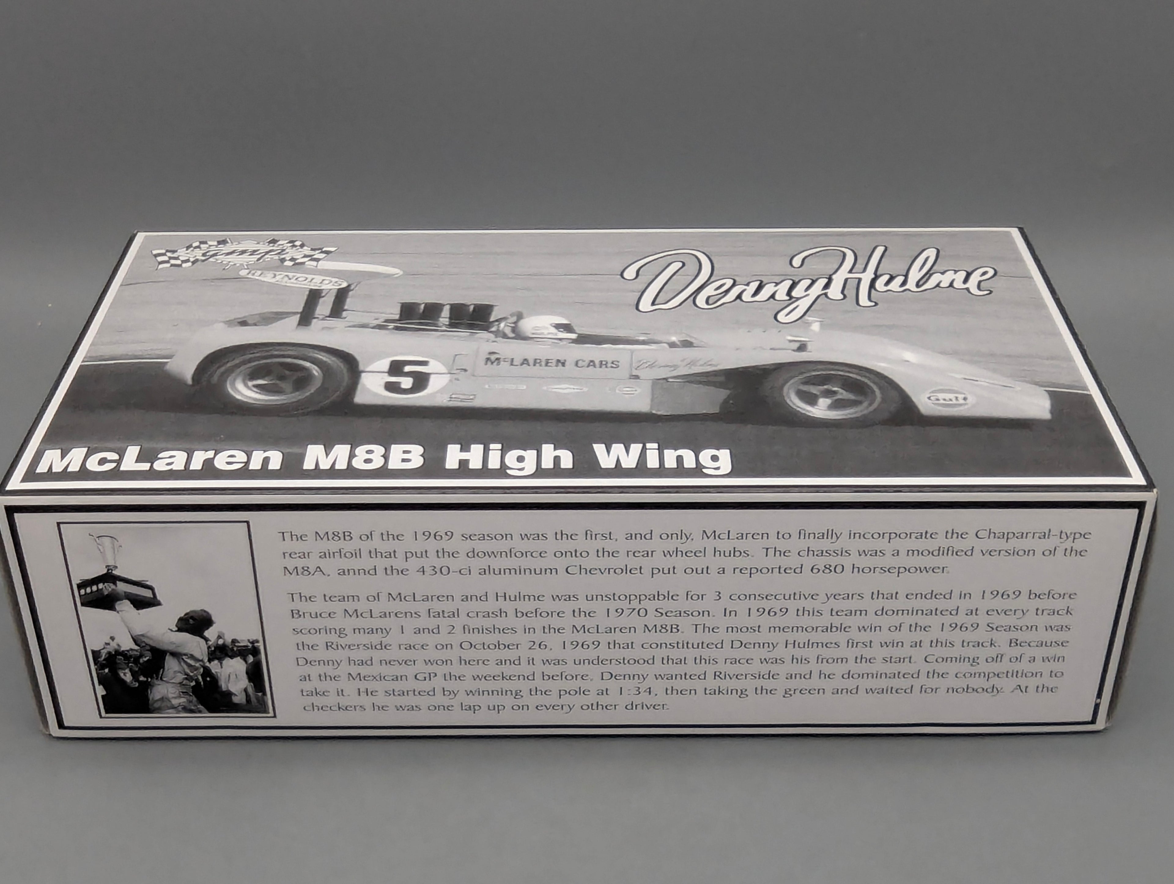 Modellautos 1:18 GMP 12027 McLaren M8B High Wing #5 Denny Hulme mit OVP