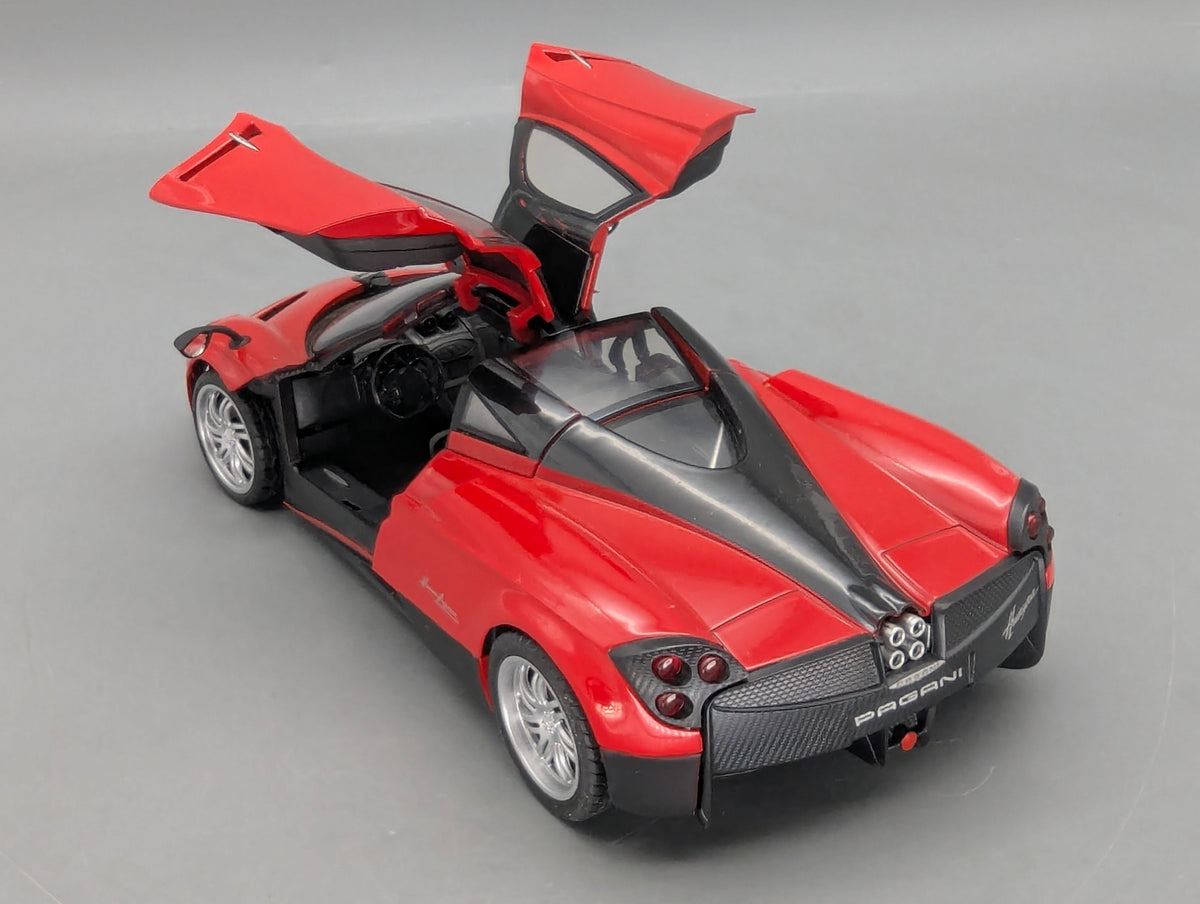 Modellautos 1:18 Motor Max Pagani Huayra Rot Schwarz mit OVP