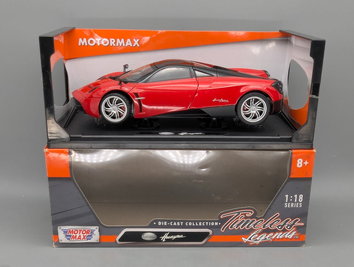 Modellautos 1:18 Motor Max Pagani Huayra Rot Schwarz mit OVP