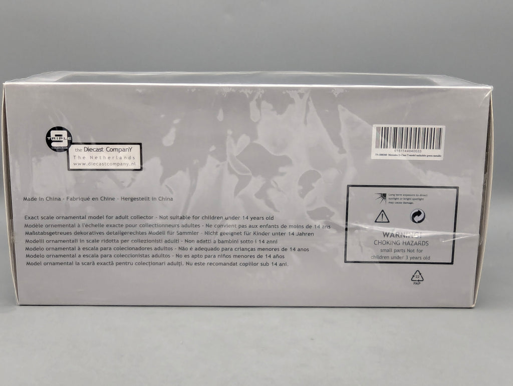 Modellautos 1:18 Triple 9 Mercedes Benz E-Klasse T-Modell S124 E 300 Turbodiesel Malachitgrün OVP