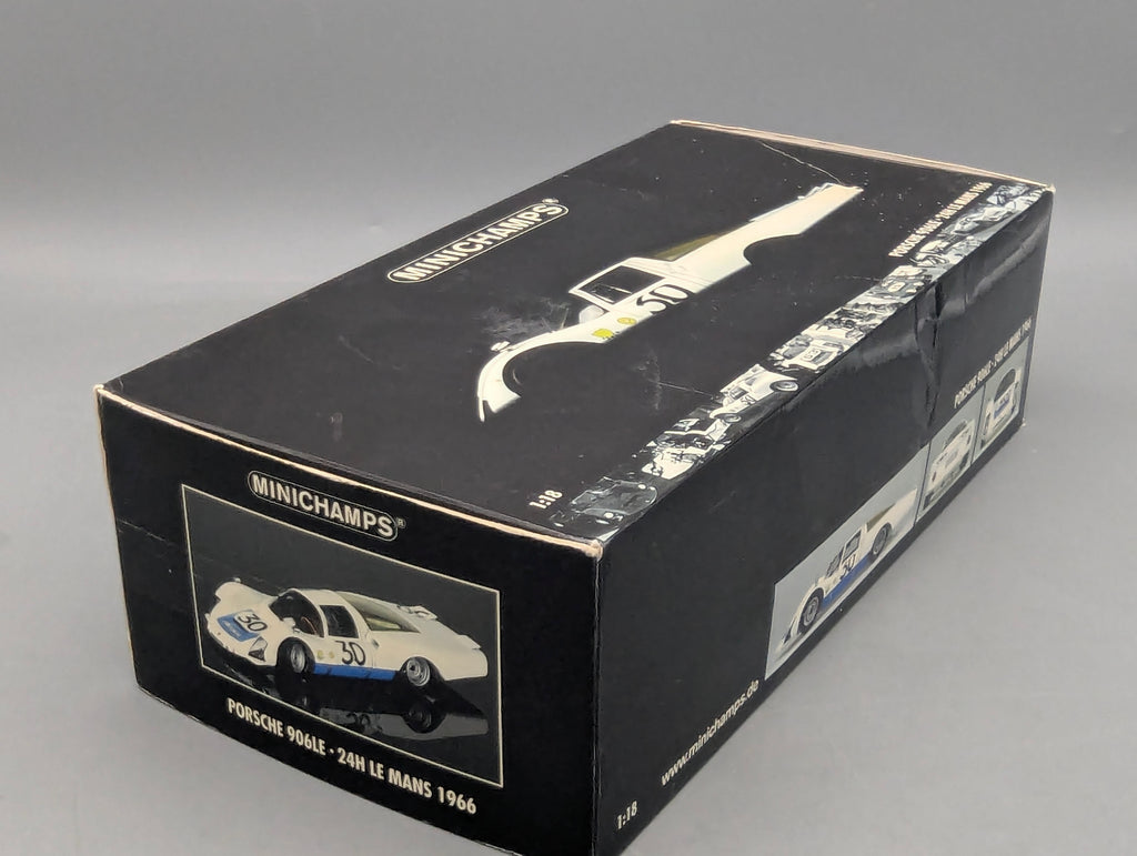 Modellautos 1:18 Minichamps Porsche 906LE 24h Le Mans 1966 #30 mit OVP
