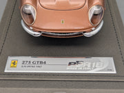 Modellautos 1:18 BBR Ferrari 275 GTB4 S/N 09783 1967 Ltd 01/48 Lederplatte Vitrine OVP