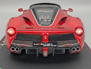 Modellautos 1:18 BBR Ferrari LaFerrari Aperta Rosso Fuoco Ltd 15/20 mit Lederplatte Vitrine OVP