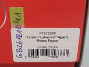 Modellautos 1:18 BBR Ferrari LaFerrari Aperta Rosso Fuoco Ltd 15/20 mit Lederplatte Vitrine OVP