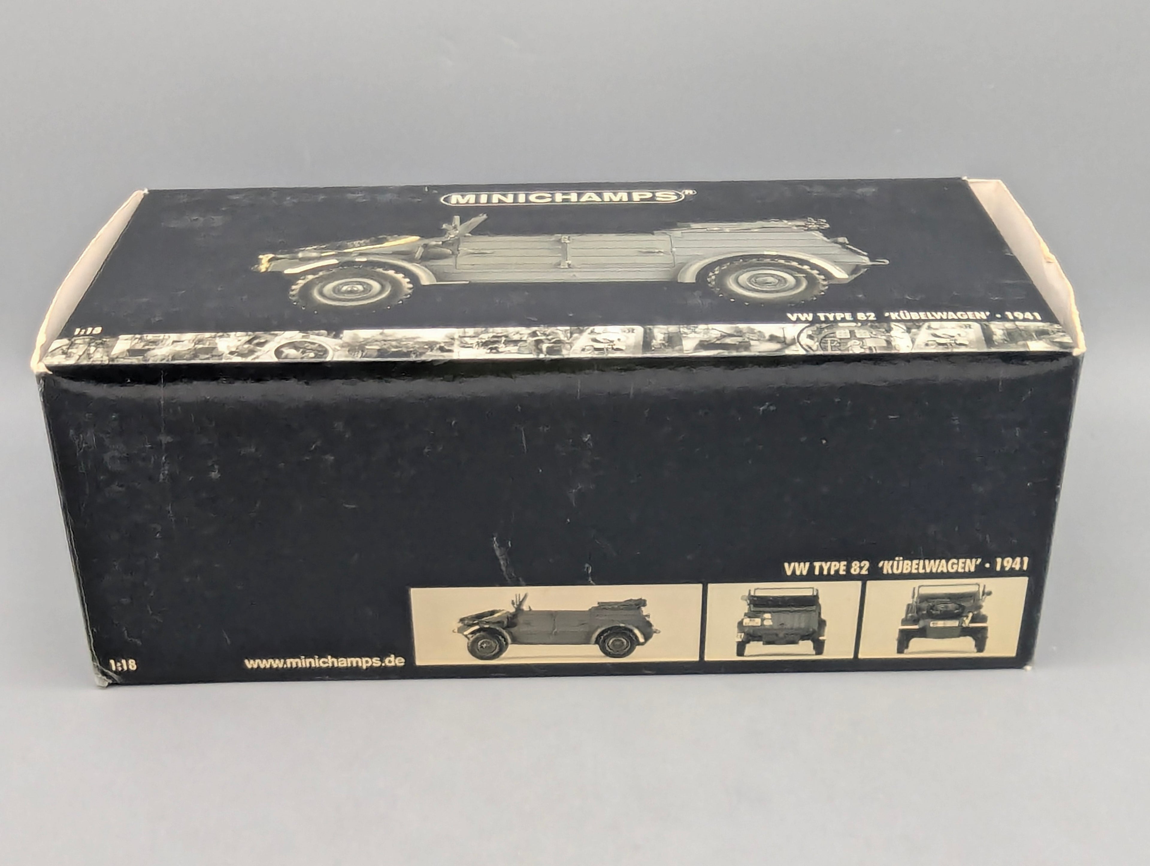 Modellautos 1:18 Minichamps Volkswagen VW Type 82 Kübelwagen 1941 mit OVP