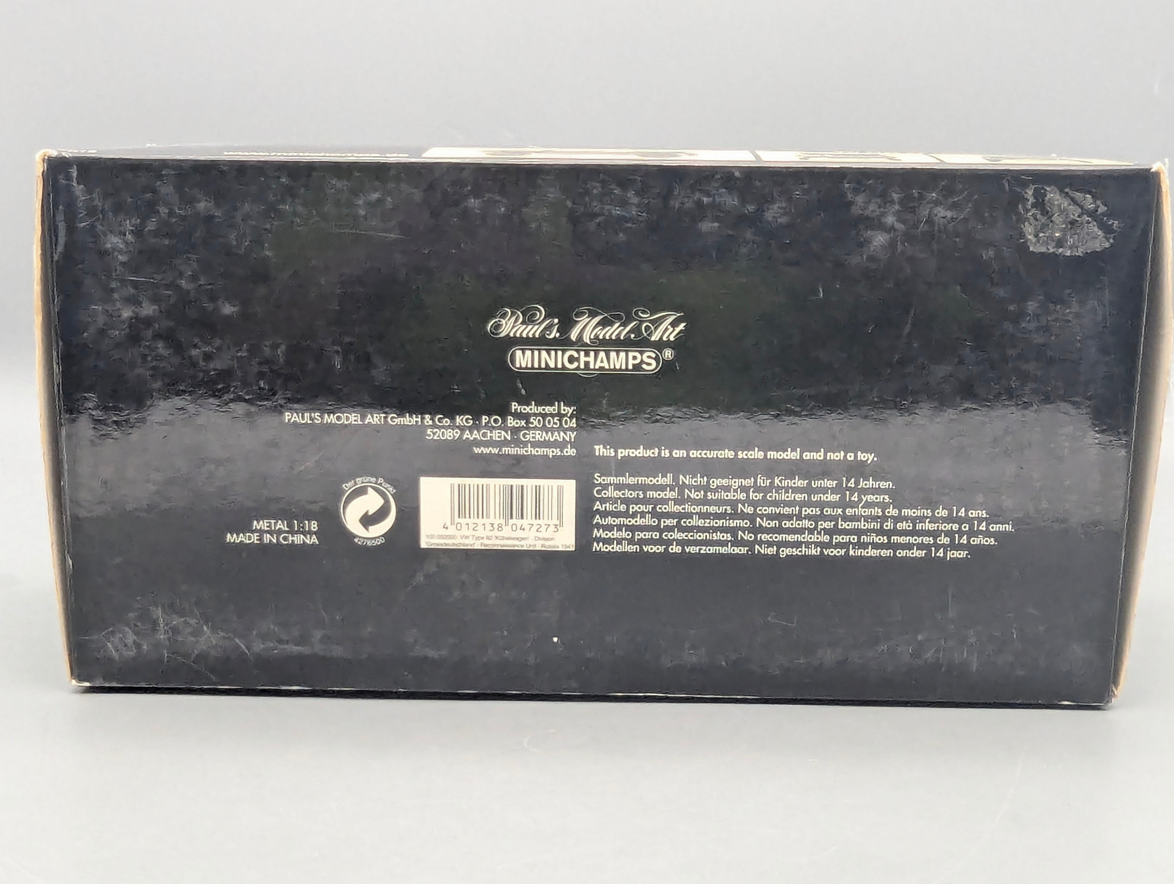 Modellautos 1:18 Minichamps Volkswagen VW Type 82 Kübelwagen 1941 mit OVP