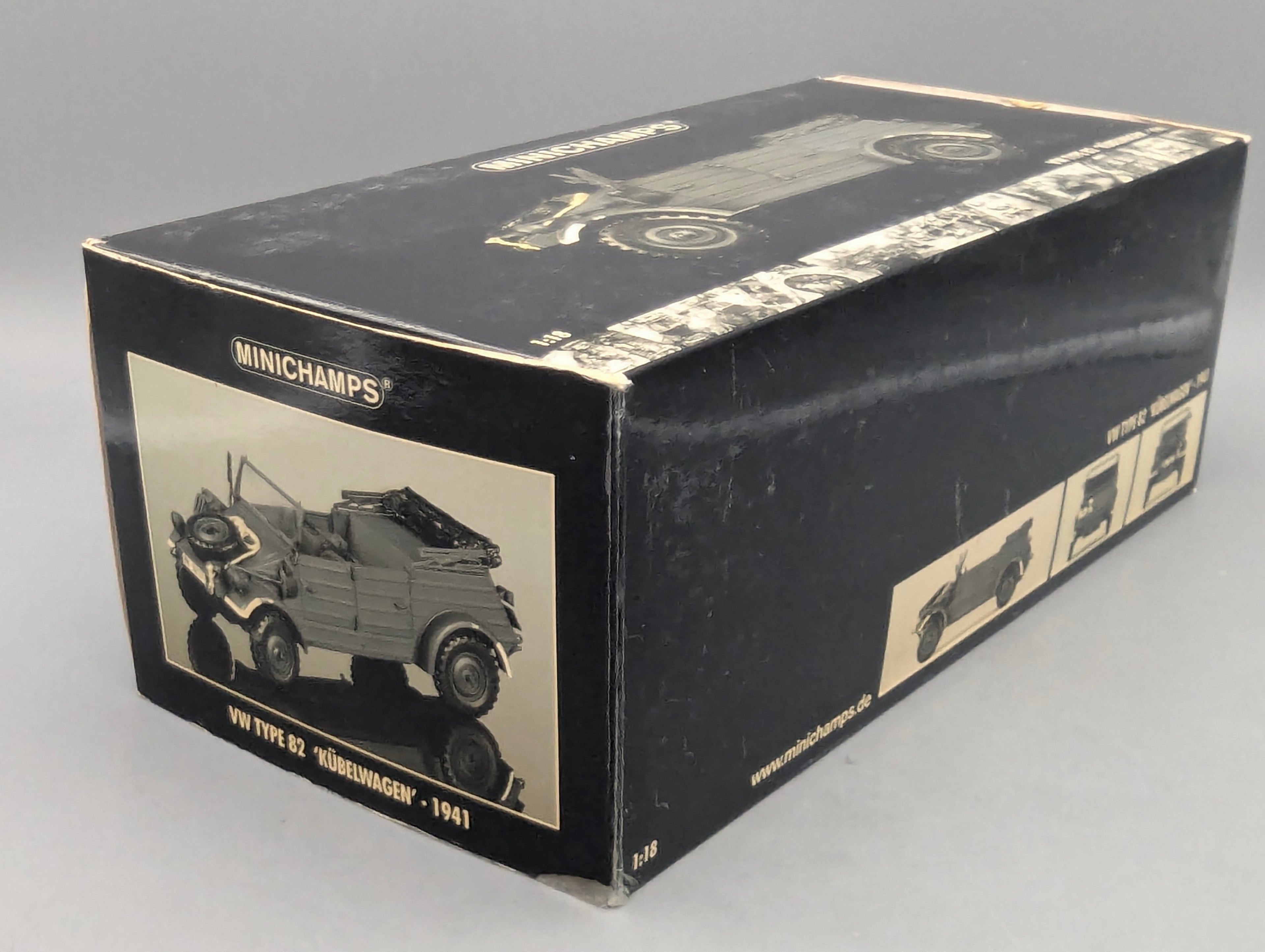 Modellautos 1:18 Minichamps Volkswagen VW Type 82 Kübelwagen 1941 mit OVP