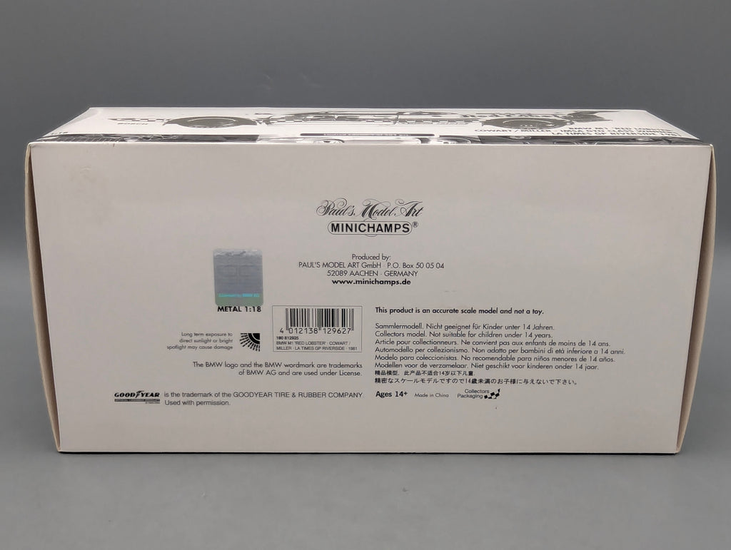 Model Cars 1:43 Minichamps Mercedes Benz SL65 AMG Black Series Silver with original packaging