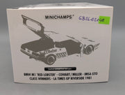 Modellautos 1:18 Minichamps BMW M1 Red Lobster IMSA GTO Class WINNER 1981 #25 mit OVP