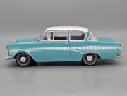 Modellautos 1:18 Minichamps Opel Rekord P1 1958 Türkisblau / Weiß mit OVP