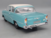 Modellautos 1:18 Minichamps Opel Rekord P1 1958 Türkisblau / Weiß mit OVP