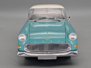 Modellautos 1:18 Minichamps Opel Rekord P1 1958 Türkisblau / Weiß mit OVP