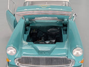 Modellautos 1:18 Minichamps Opel Rekord P1 1958 Türkisblau / Weiß mit OVP