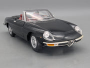 Modellautos 1:18 Minichamps Alfa Romeo 2000 Spider 1970 Schwarz mit OVP
