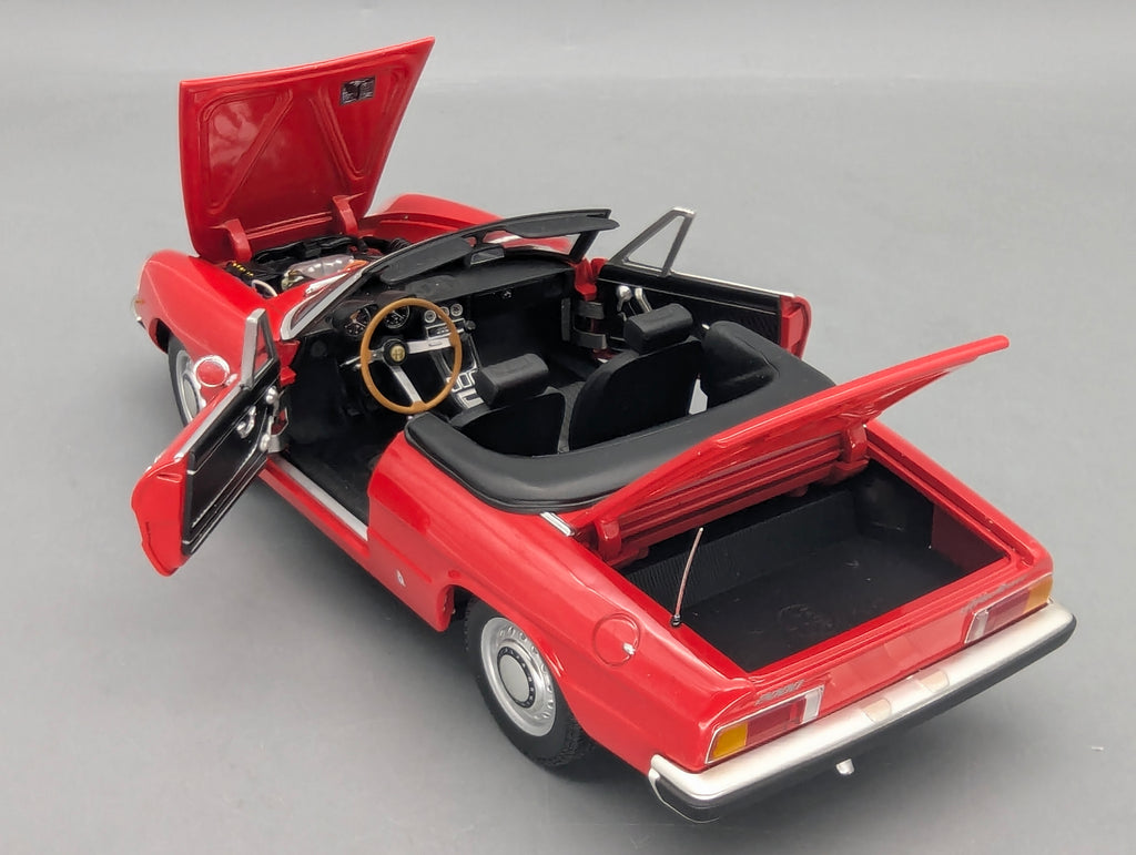 Modellautos 1:18 Minichamps Alfa Romeo 2000 Spider 1970 Rot mit OVP