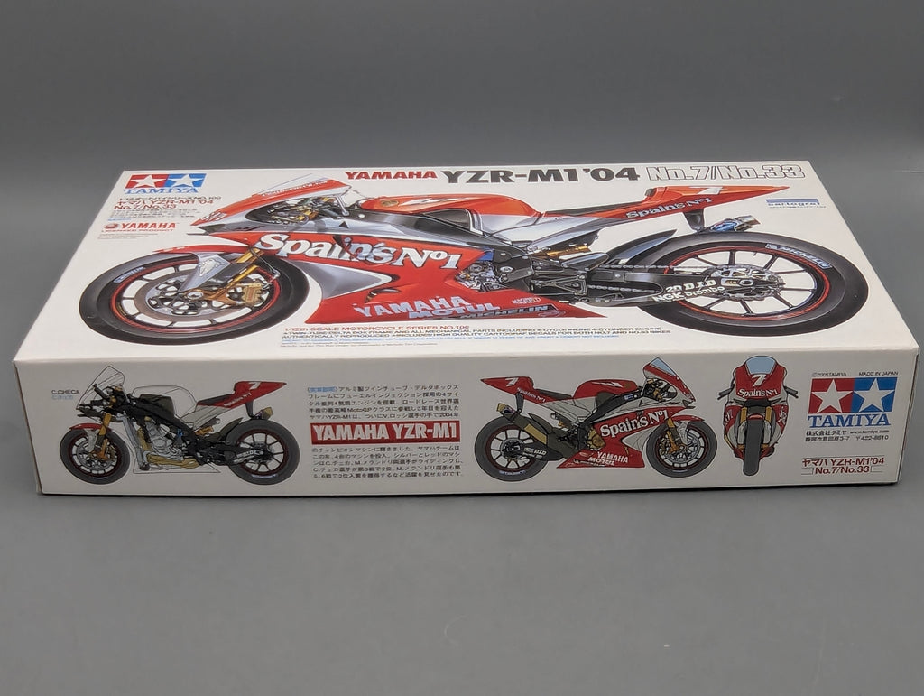 Motorrad Modell Bausatz 1:12 Tamiya Yamaha YZR-M1 '04 mit OVP