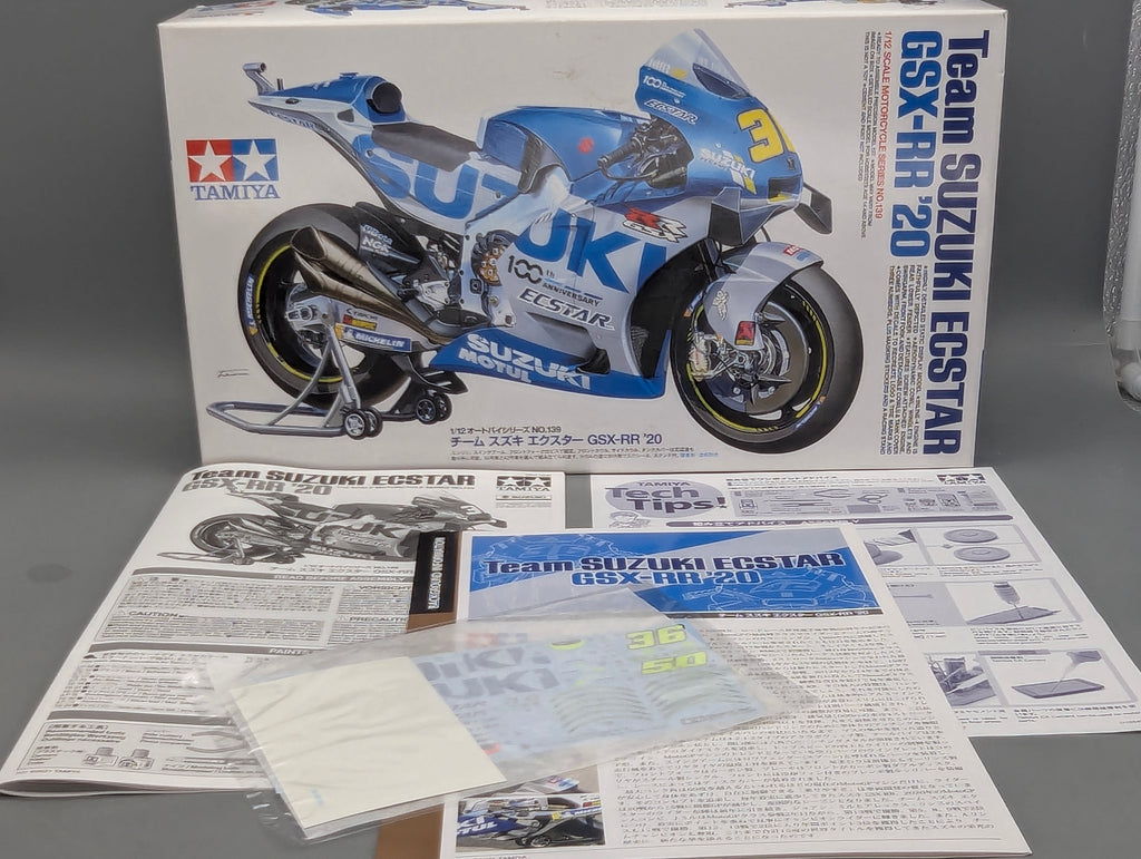 Motorrad Modell Bausatz 1:12 Tamiya Suzuki ECSTAR GSX-RR '20 mit OVP