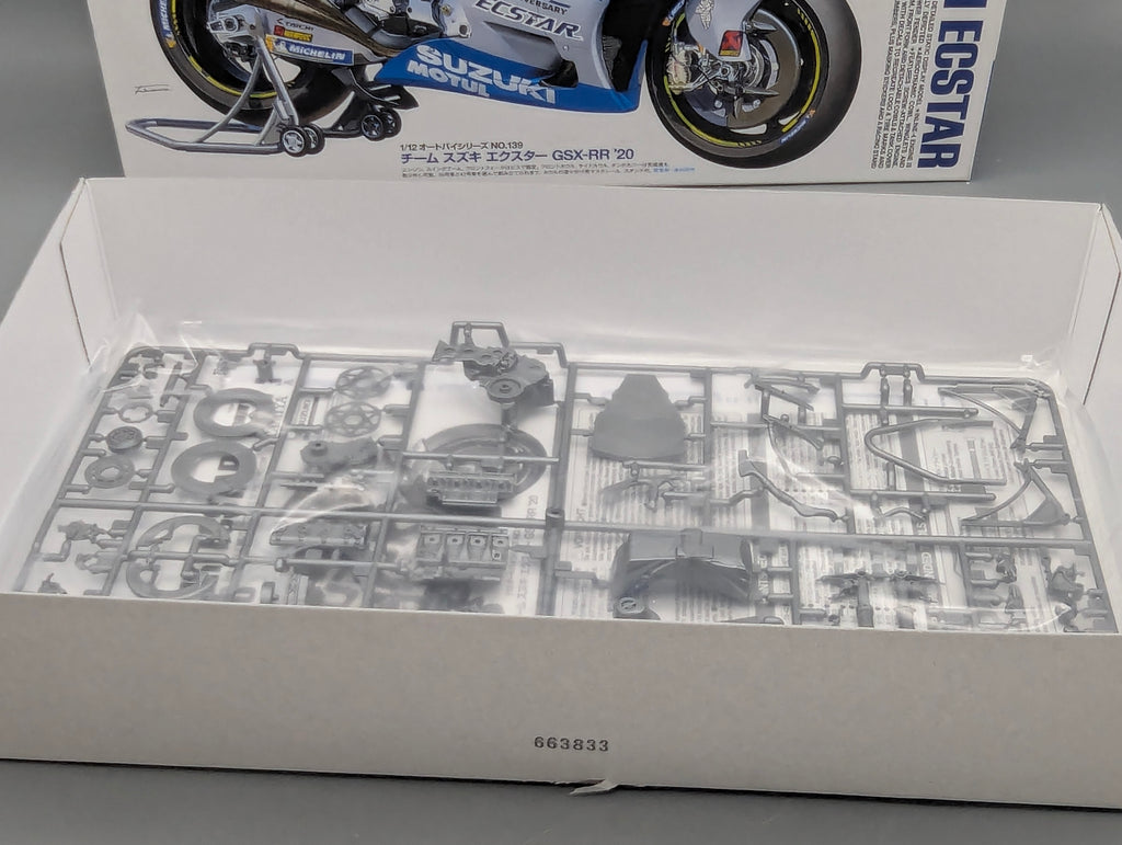 Motorrad Modell Bausatz 1:12 Tamiya Suzuki ECSTAR GSX-RR '20 mit OVP