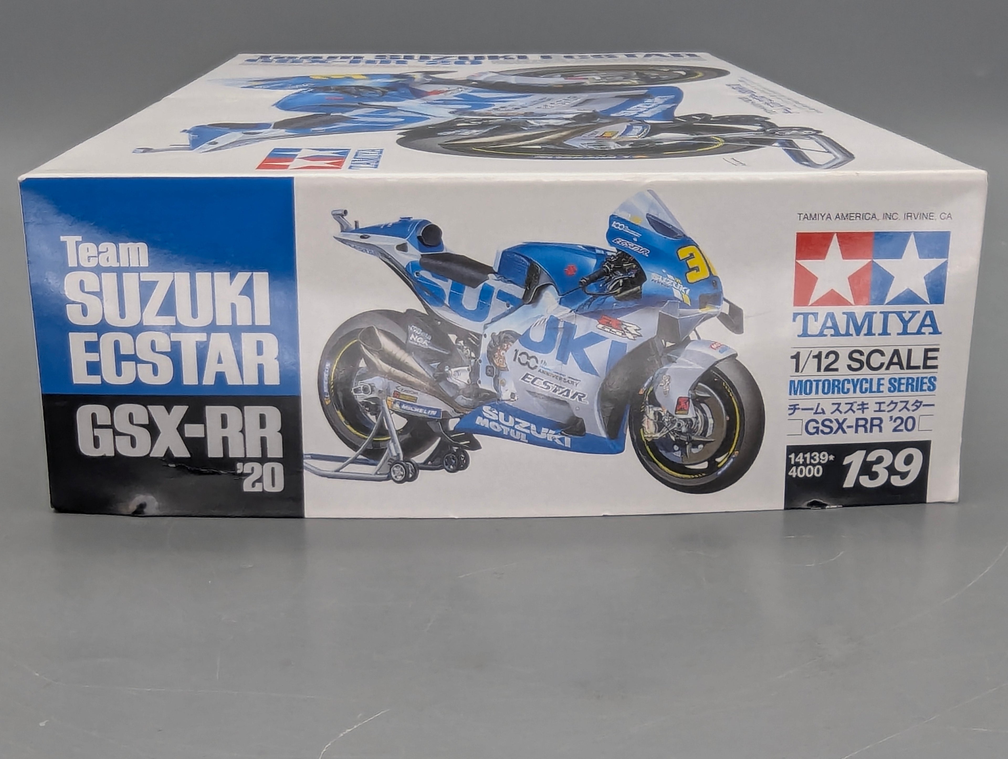 Motorrad Modell Bausatz 1:12 Tamiya Suzuki ECSTAR GSX-RR '20 mit OVP