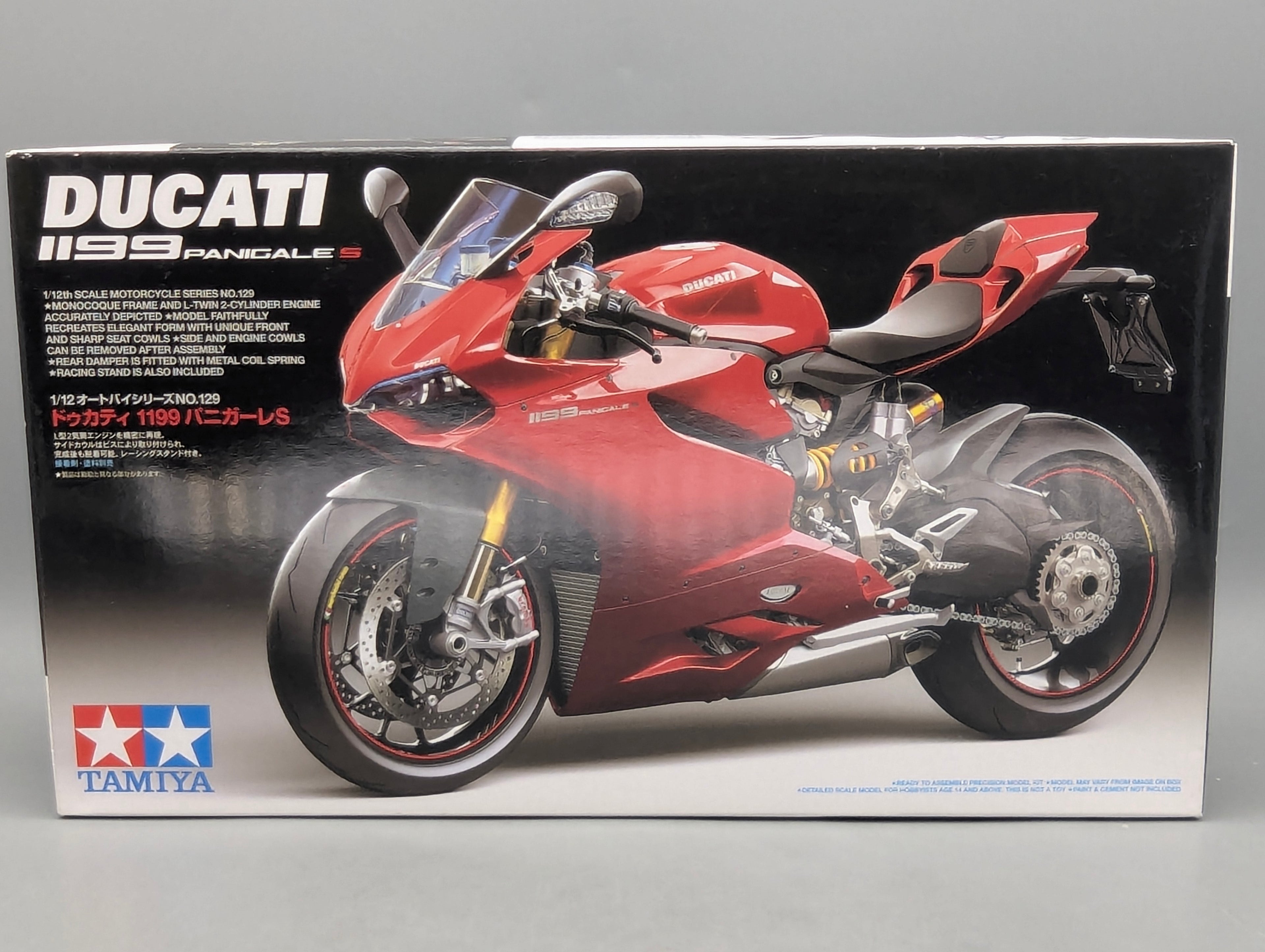 Motorrad Modell Bausatz 1:12 Tamiya Ducati 1199 Panigale S mit OVP