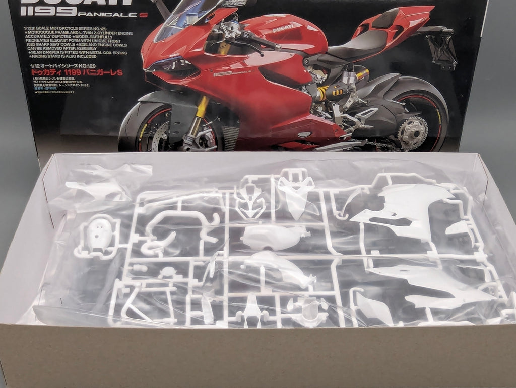Motorrad Modell Bausatz 1:12 Tamiya Ducati 1199 Panigale S mit OVP