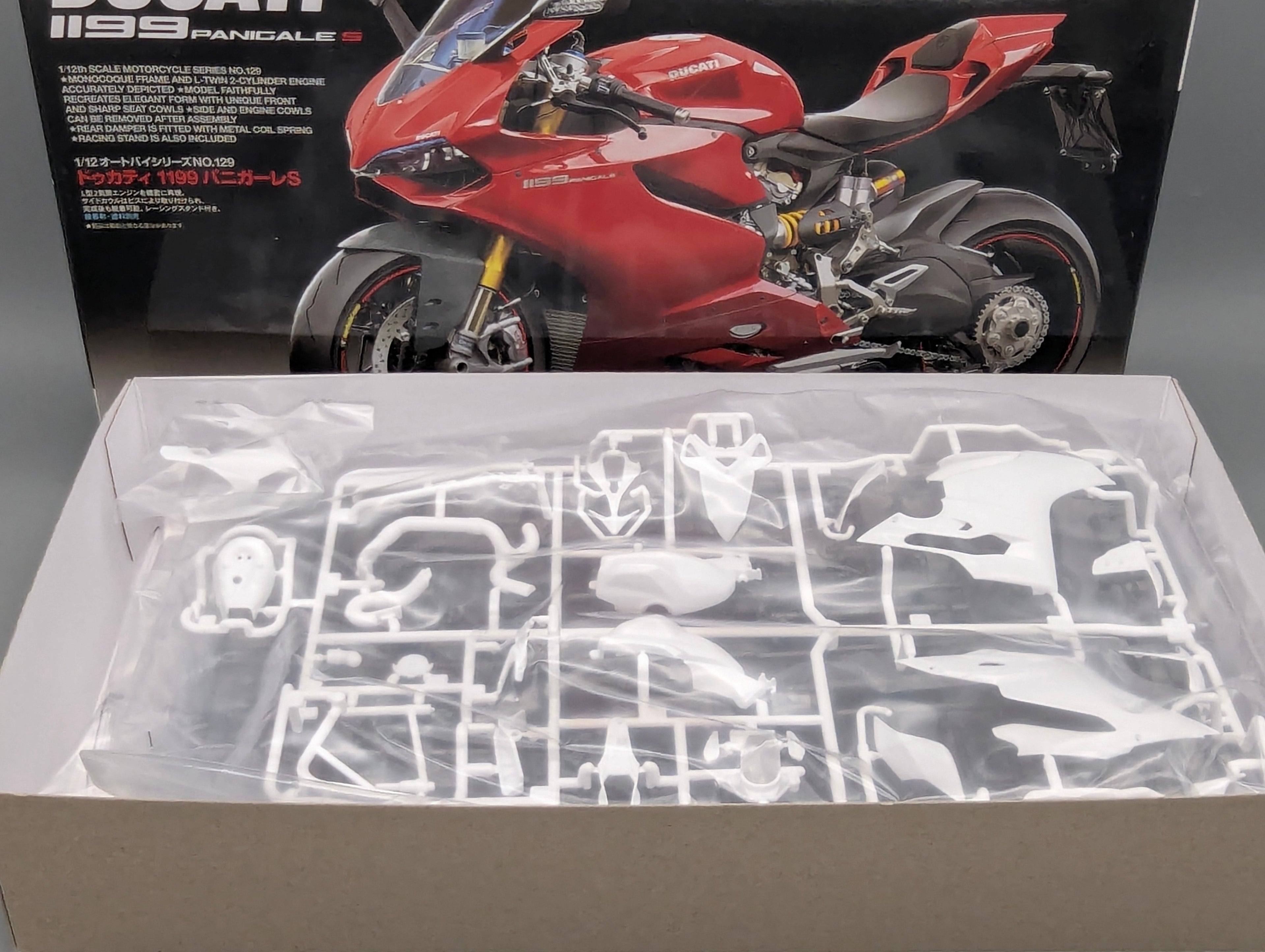 Motorrad Modell Bausatz 1:12 Tamiya Ducati 1199 Panigale S mit OVP