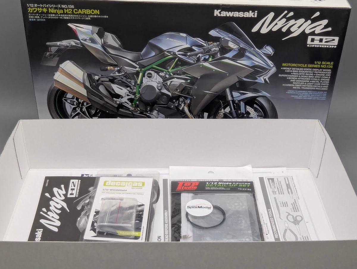 Motorrad Modell Bausatz 1:12 Tamiya Kawasaki Ninja H2 Carbon mit OVP