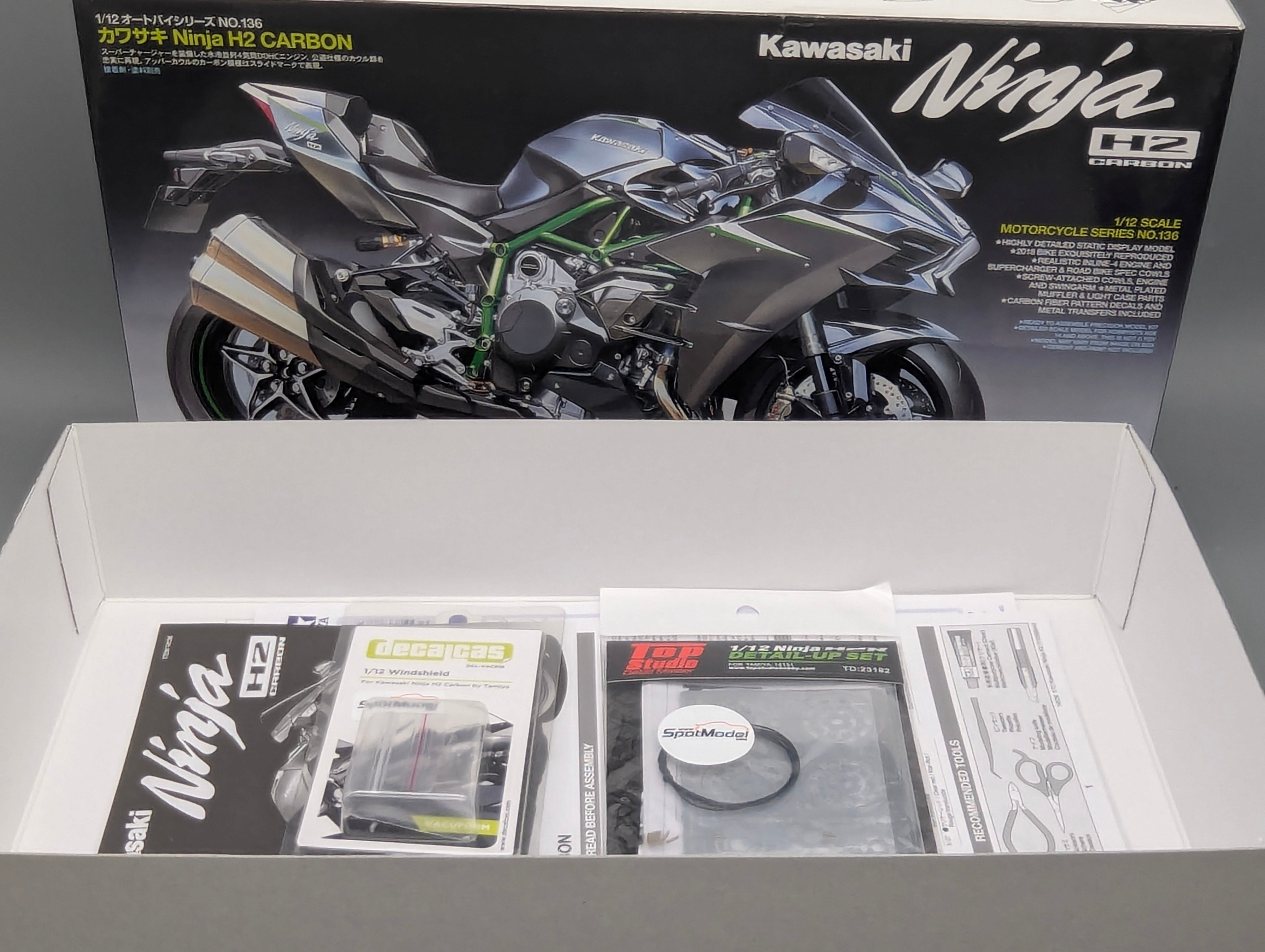 Motorrad Modell Bausatz 1:12 Tamiya Kawasaki Ninja H2 Carbon mit OVP
