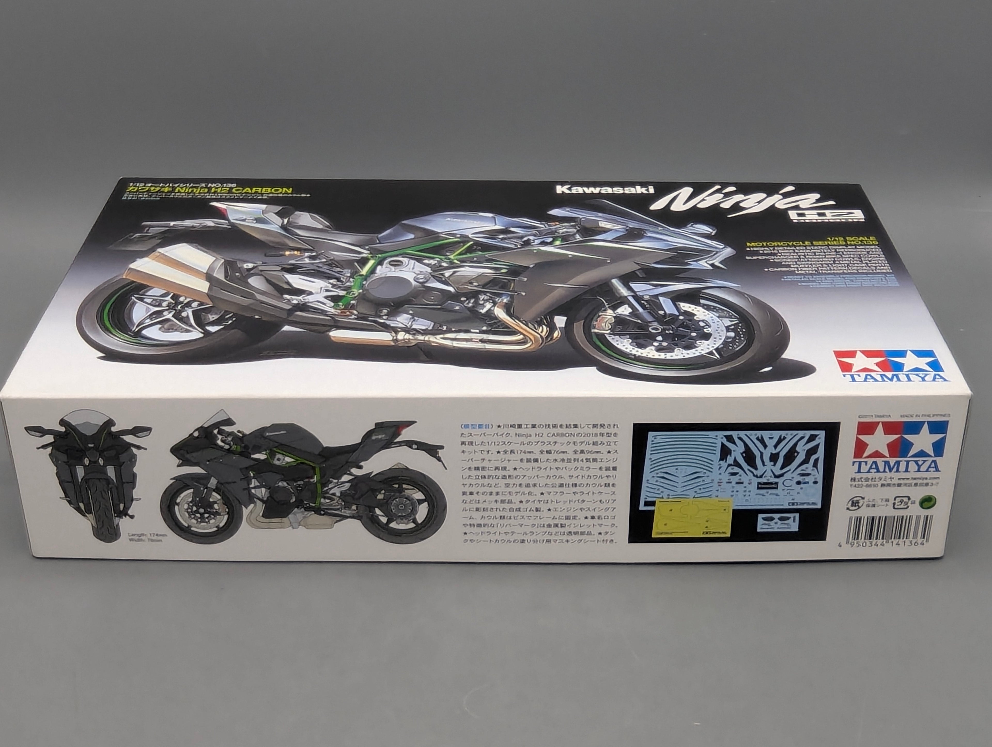 Motorrad Modell Bausatz 1:12 Tamiya Kawasaki Ninja H2 Carbon mit OVP