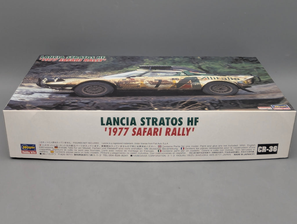 Modellautos Bausatz 1:24 Hasegawa Lancia Stratos HF 1977 Safari Rally #7 mit OVP