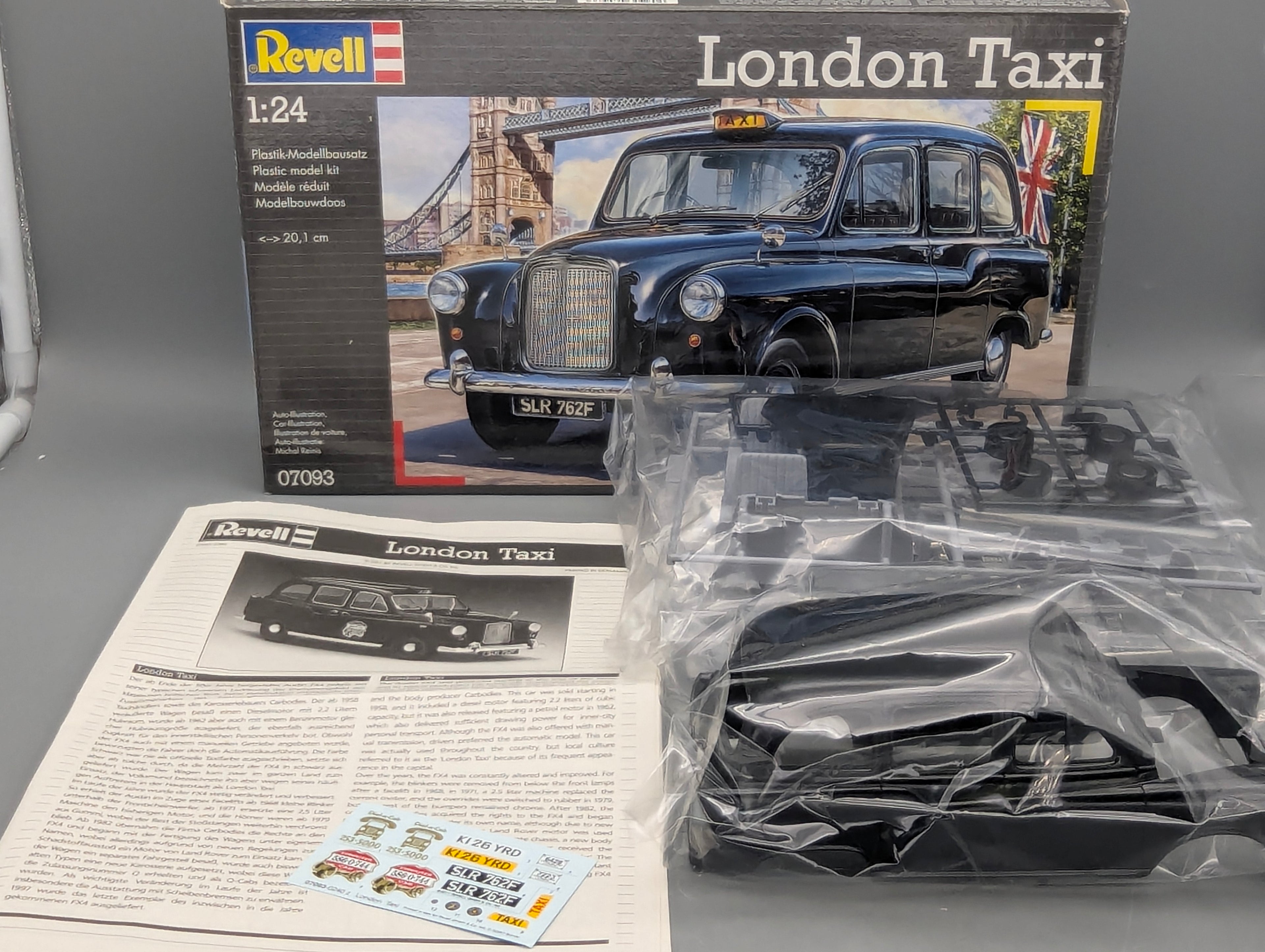Modellautos Bausatz 1:24 Revell 07093 London Taxi mit OVP