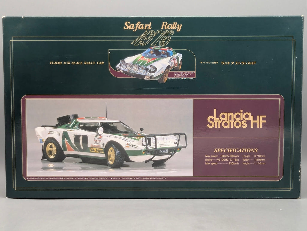 Modellautos Bausatz 1:20 Fujimi Lancia Stratos HF 1976 Safari Rally #10 mit OVP