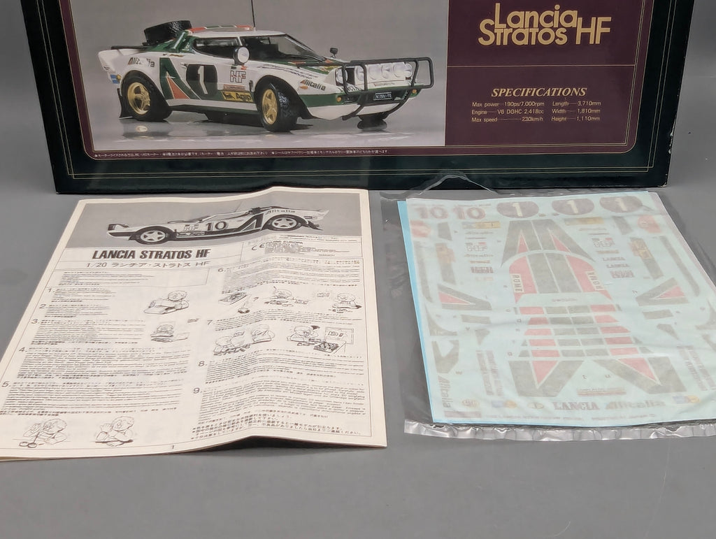 Modellautos Bausatz 1:20 Fujimi Lancia Stratos HF 1976 Safari Rally #10 mit OVP
