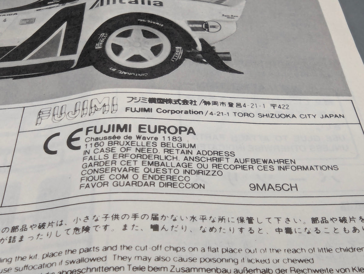 Modellautos Bausatz 1:20 Fujimi Lancia Stratos HF 1976 Safari Rally #10 mit OVP