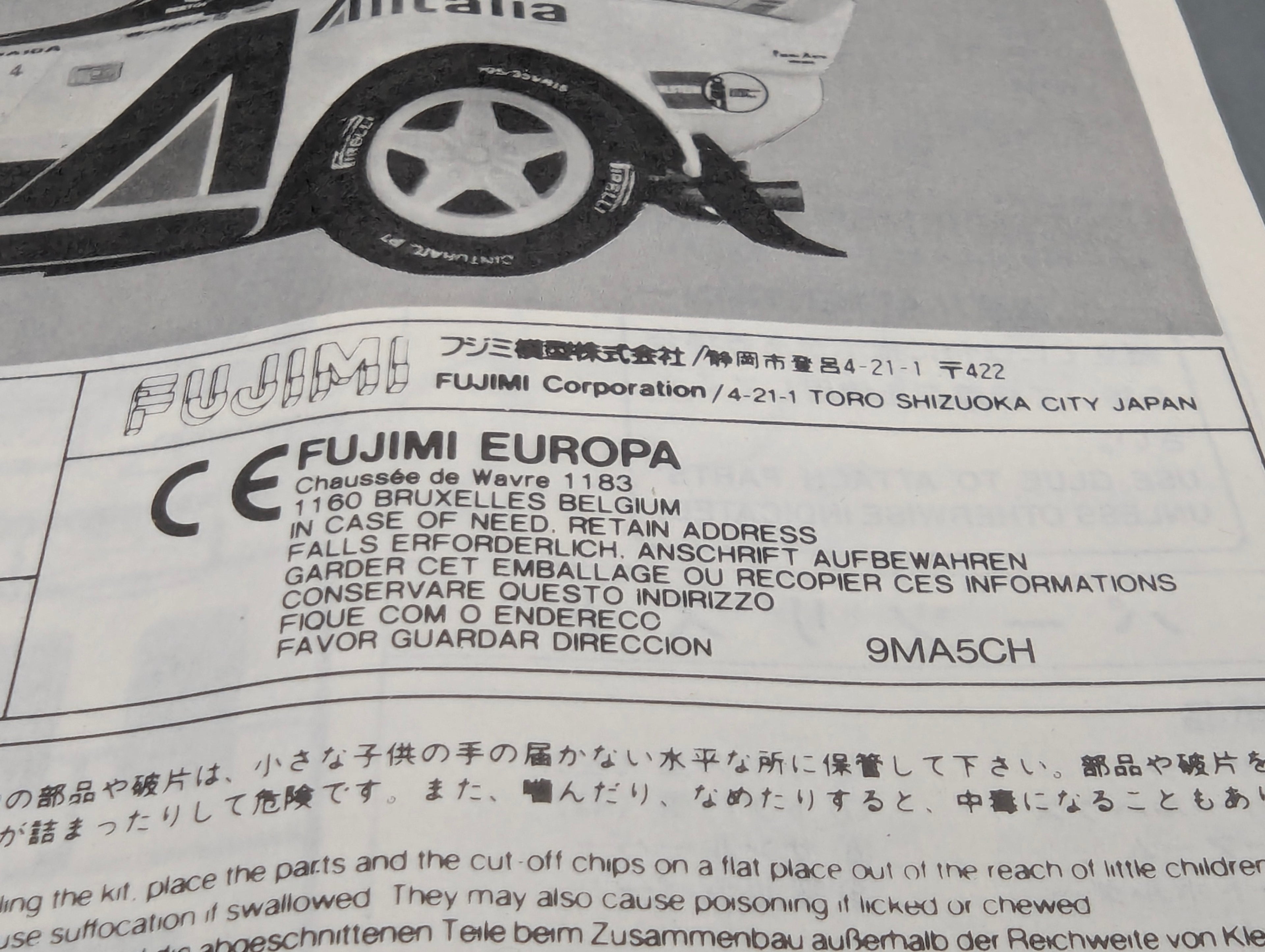Modellautos Bausatz 1:20 Fujimi Lancia Stratos HF 1976 Safari Rally #10 mit OVP