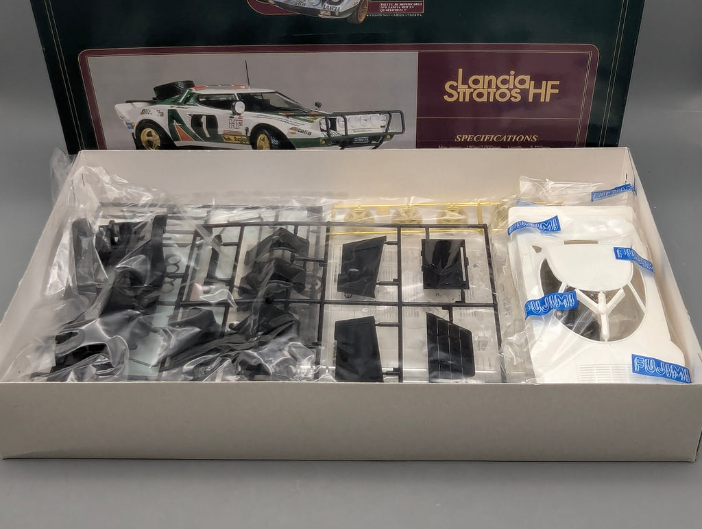Modellautos Bausatz 1:20 Fujimi Lancia Stratos HF 1976 Safari Rally #10 mit OVP