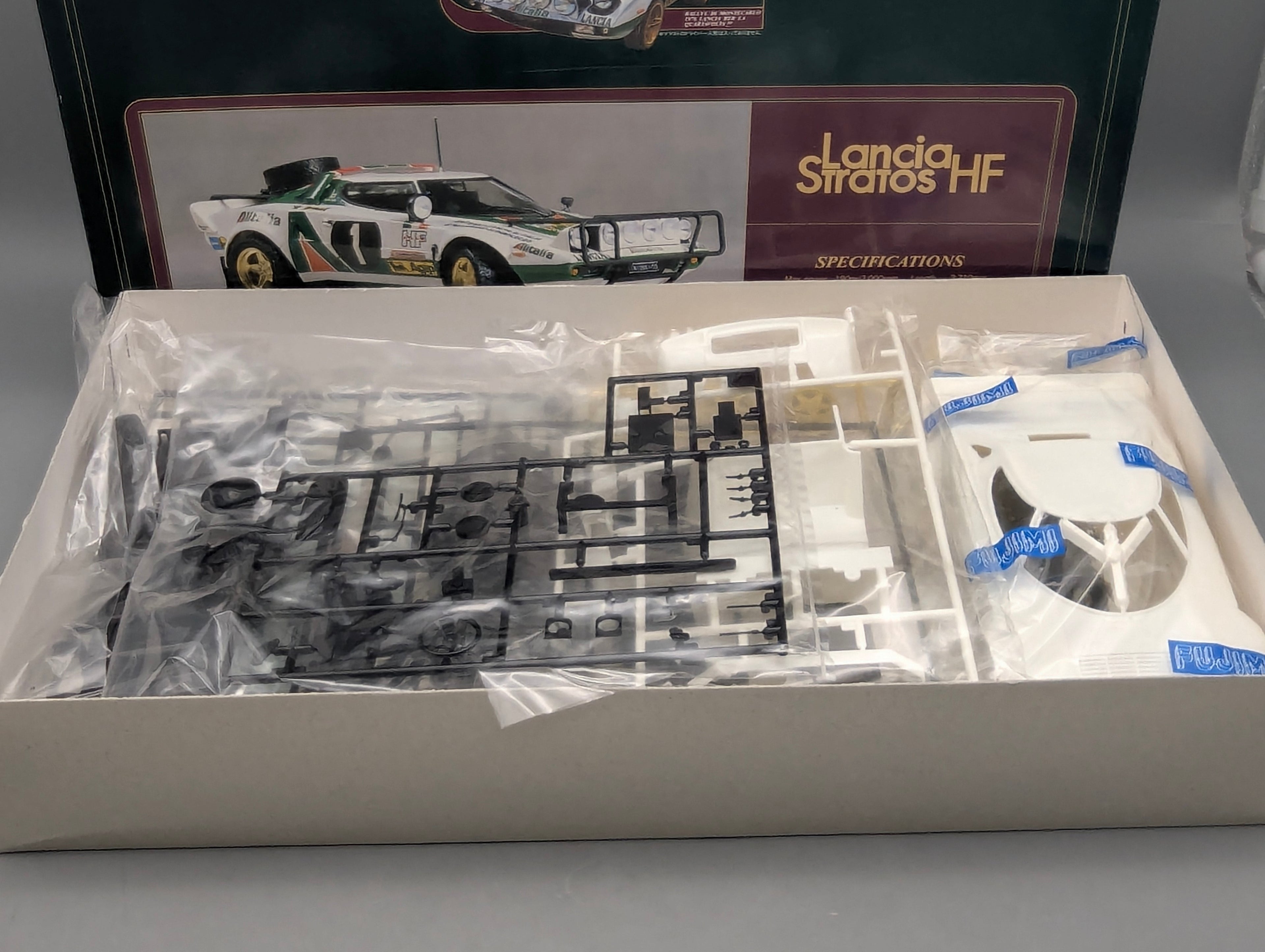 Modellautos Bausatz 1:20 Fujimi Lancia Stratos HF 1976 Safari Rally #10 mit OVP