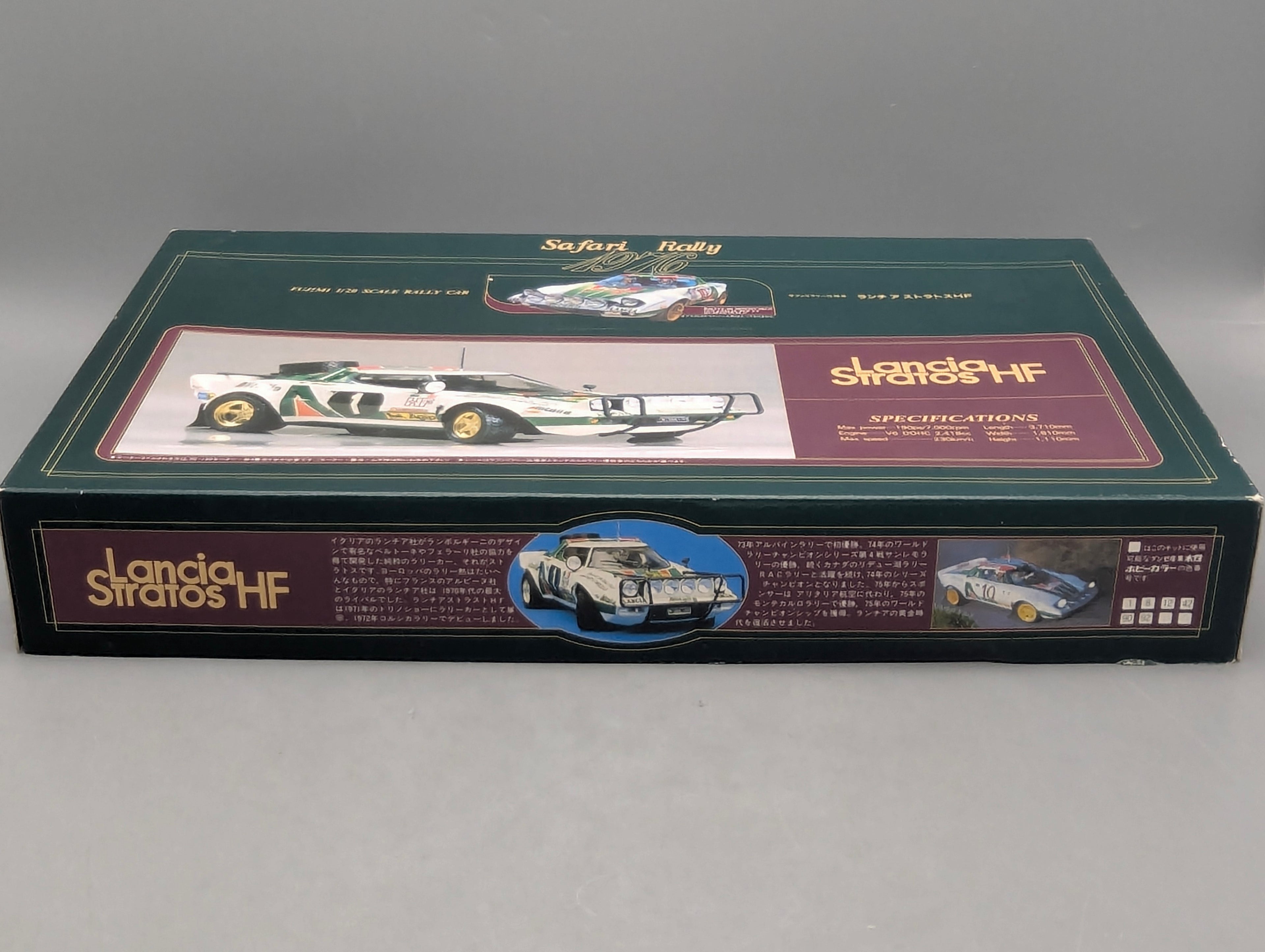 Modellautos Bausatz 1:20 Fujimi Lancia Stratos HF 1976 Safari Rally #10 mit OVP